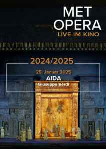 Met Opera 2024/25: Guiseppe Verdi AIDA (Poster)