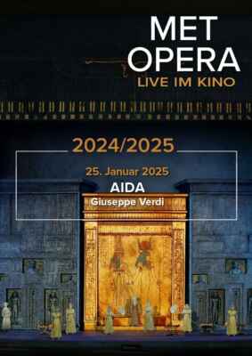 Met Opera 2024/25: Guiseppe Verdi AIDA (Poster)
