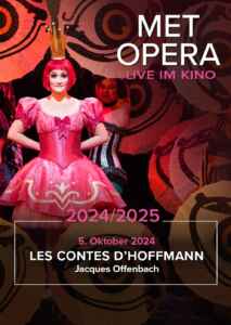 Met Opera 2024/25: Jacques Offenbach LES CONTES D'HOFFMANN (Poster)