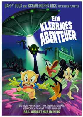 Ein klebriges Abenteuer: Daffy Duck und Schweinchen Dick retten den Planeten (Poster)