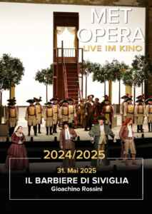 Met Opera 2024/25: Gioachino Rossini IL BARBIERE DI SIVIGLIA (Poster)