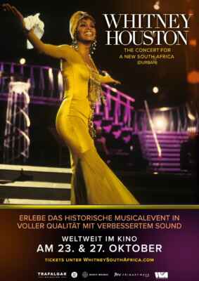 WHITNEY HOUSTON - THE CONCERT FOR A NEW SOUTH AFRICA (DURBAN) (1994) (Poster)